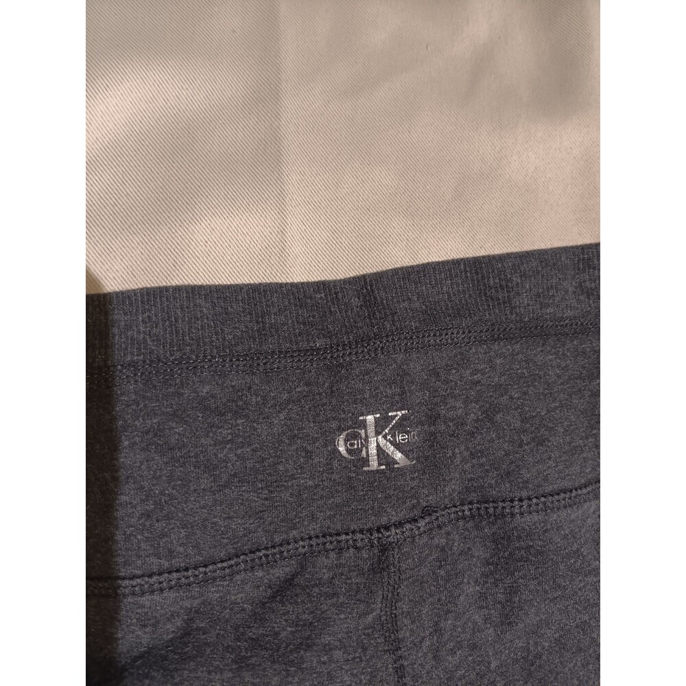 Calvin Klein Performance Leggings XL Charcoal Gray Zipper Athleisure Travel - Picture 5 of 5